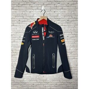Pepe Jeans London Red Bull Racing Jacket Mens M Softshell F1 Infiniti Pirelli